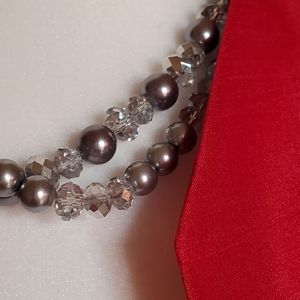 Liz Claiborne Double Stranded Necklace